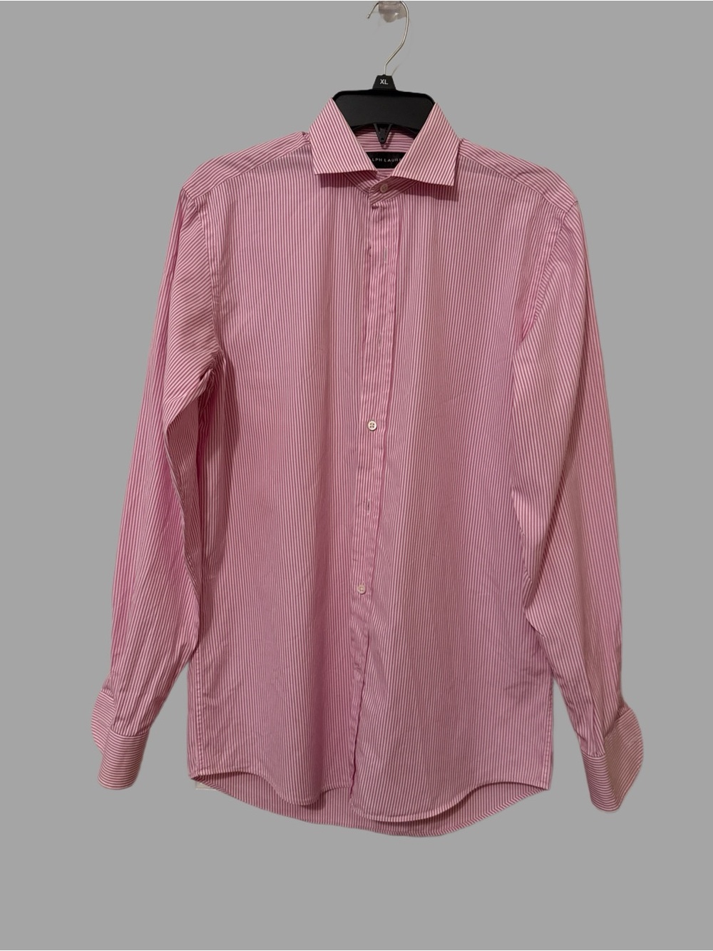 Ralph Lauren Pink & White Stripe Dress Shirt